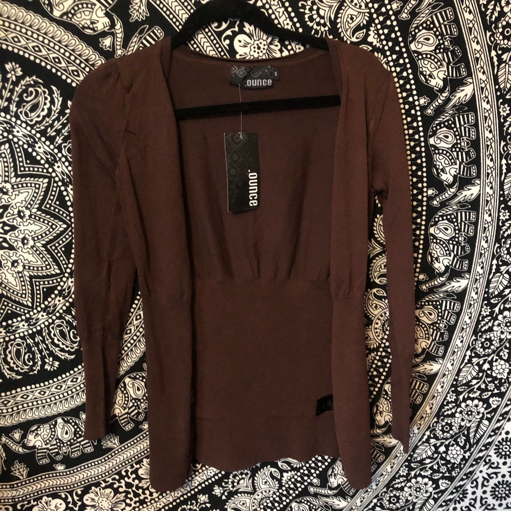 Simple Brown Cardigan